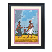 Indian pastry chef & wife art print
