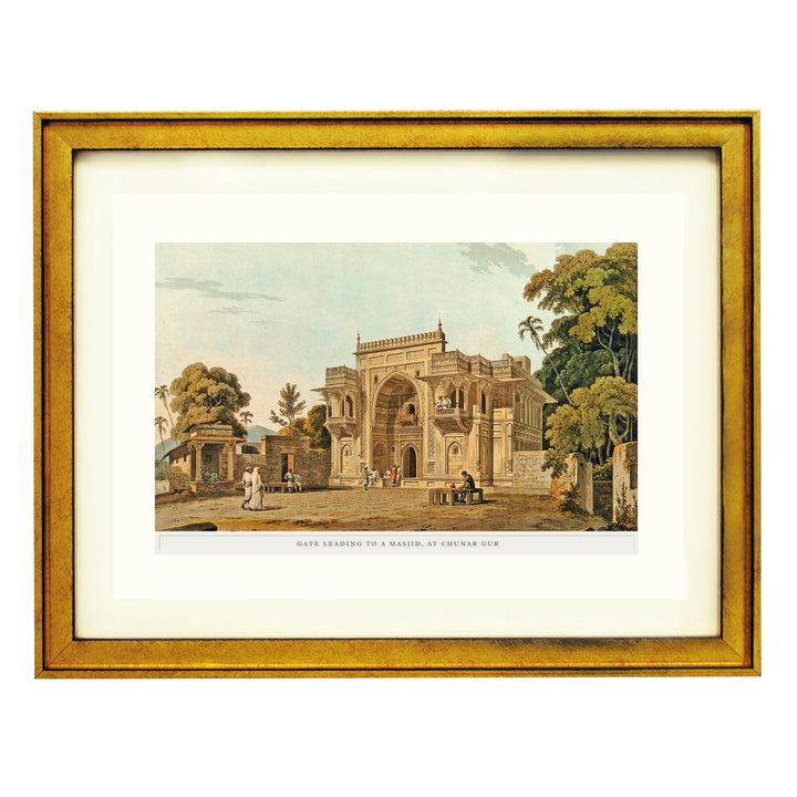 Gateway to a mosque, Chunar Art Print