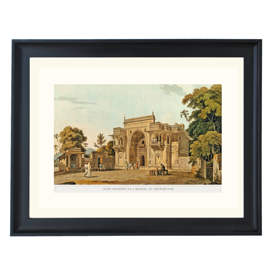 Gateway to a mosque, Chunar Art Print