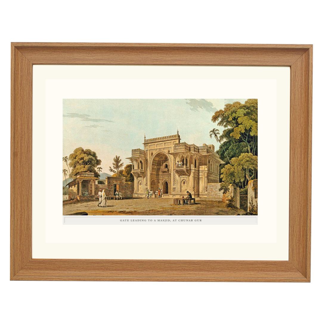 Gateway to a mosque, Chunar Art Print