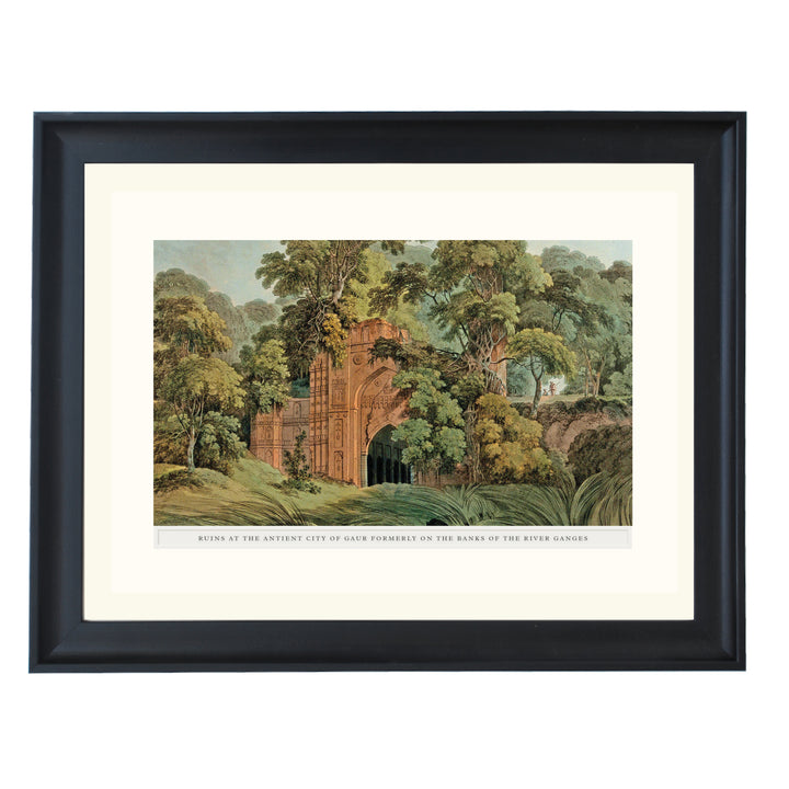 Ruins in the city of Gaur Art Print