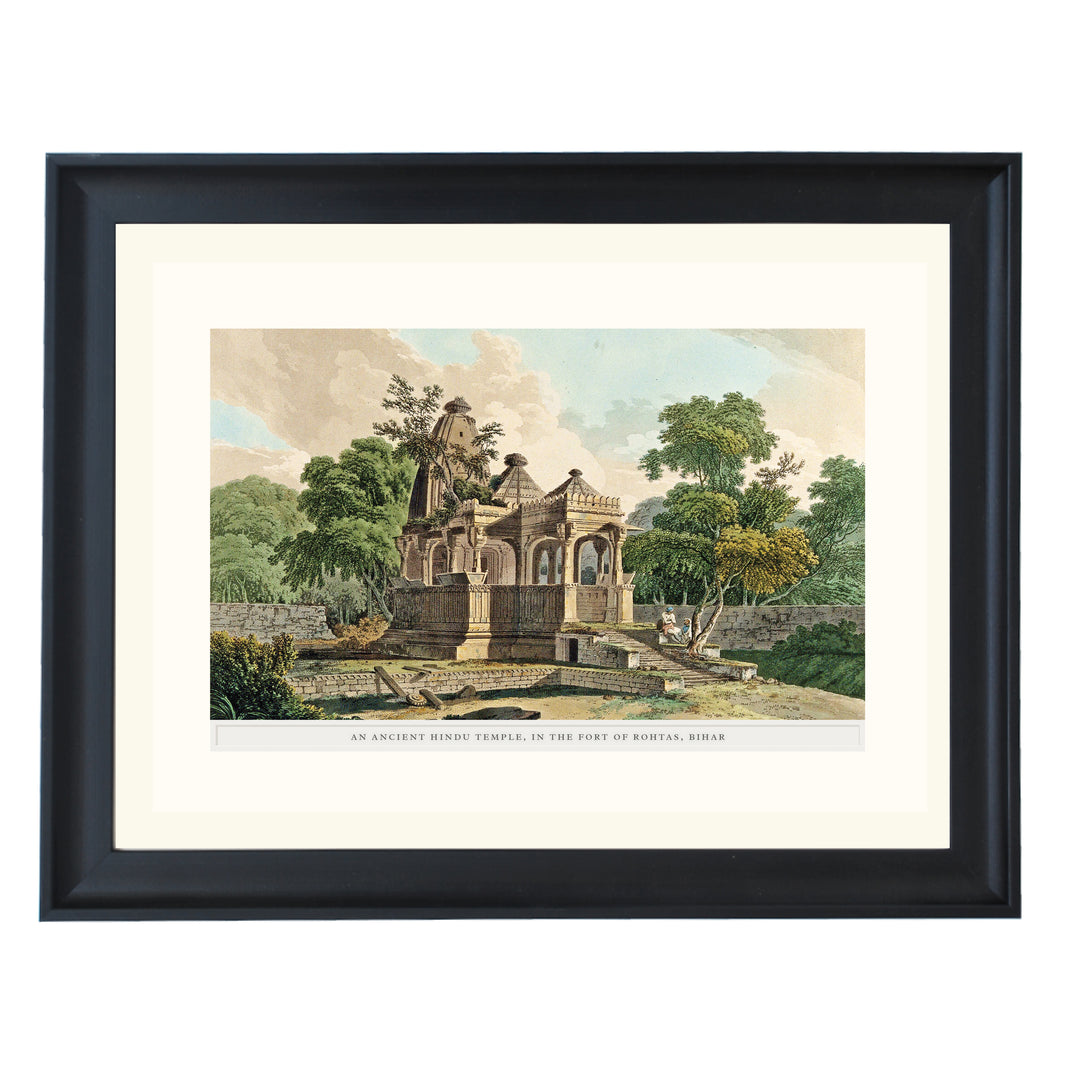 Temple in the Fort of Rotasgarh Art Print