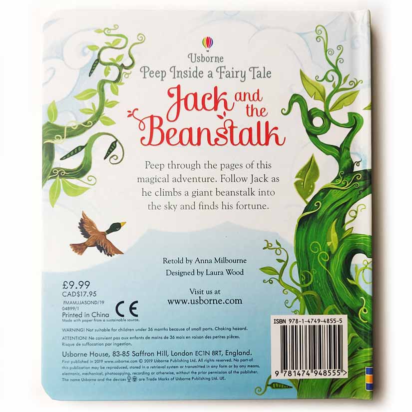 Peep Inside a Fairy Tale Jack and the Beanstalk Book