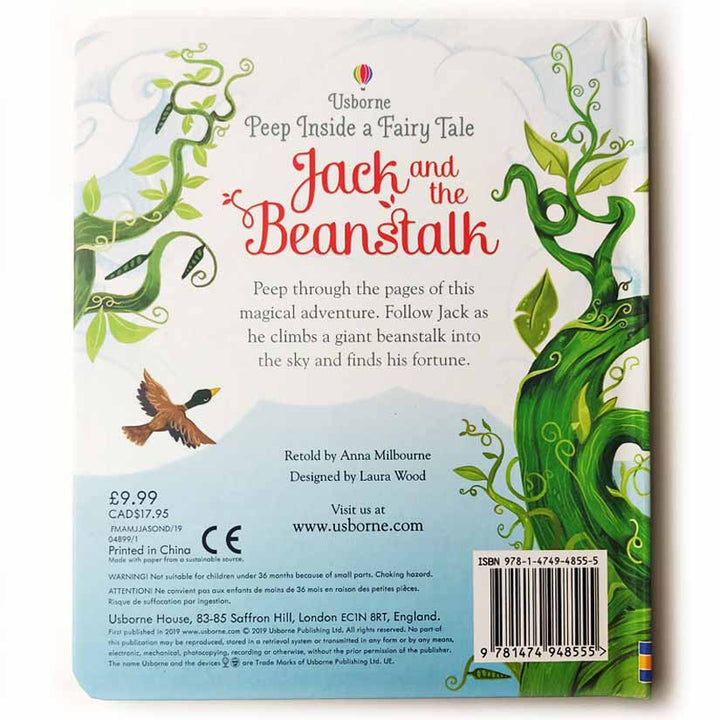 Peep Inside a Fairy Tale Jack and the Beanstalk Book