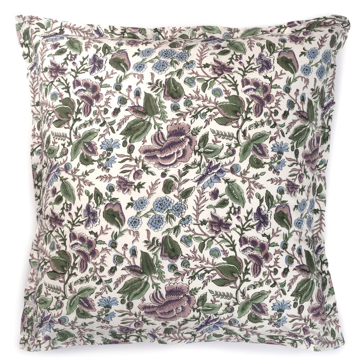 Jamila blue euro pillow sham