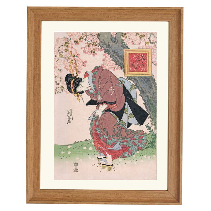 Beauties in a Spring Storm by Keisai Eisen Art Print