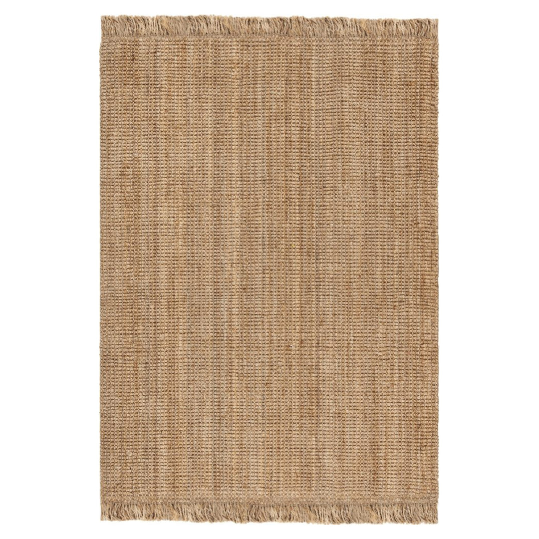 NATURAL SOLID JUTE HAND WOVEN DHURRIE