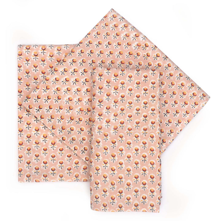 Kaly peach napkins