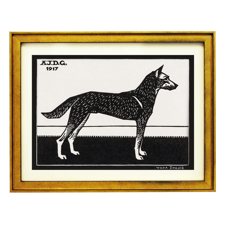 Dog By Julie De Graag ART PRINT