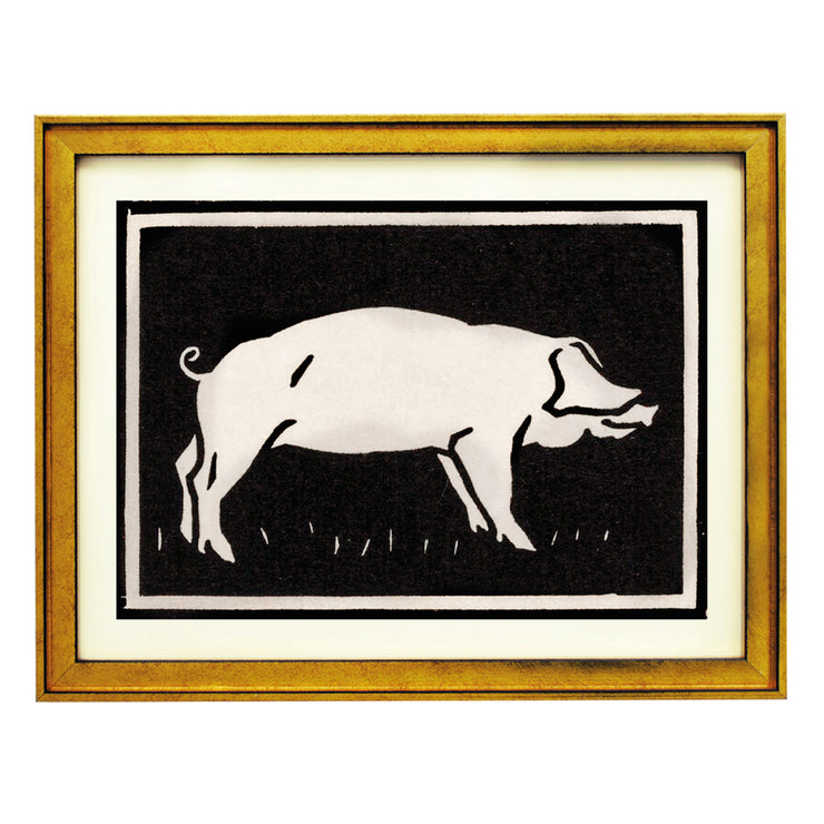 Pig By Julie De Graag ART PRINT