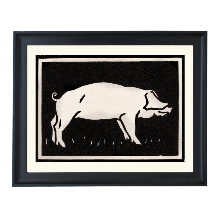 Pig By Julie De Graag ART PRINT