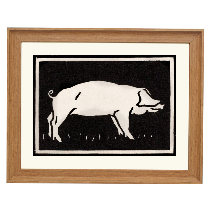 Pig By Julie De Graag ART PRINT