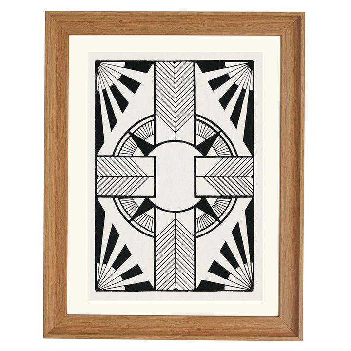 Ornament with circle and cross By Samuel Jessurun de Mesquita ART PRINT