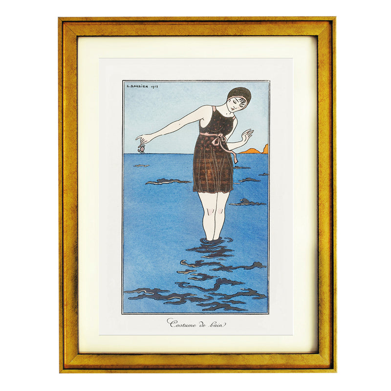 Costume De Bain by George Barbier ART PRINT