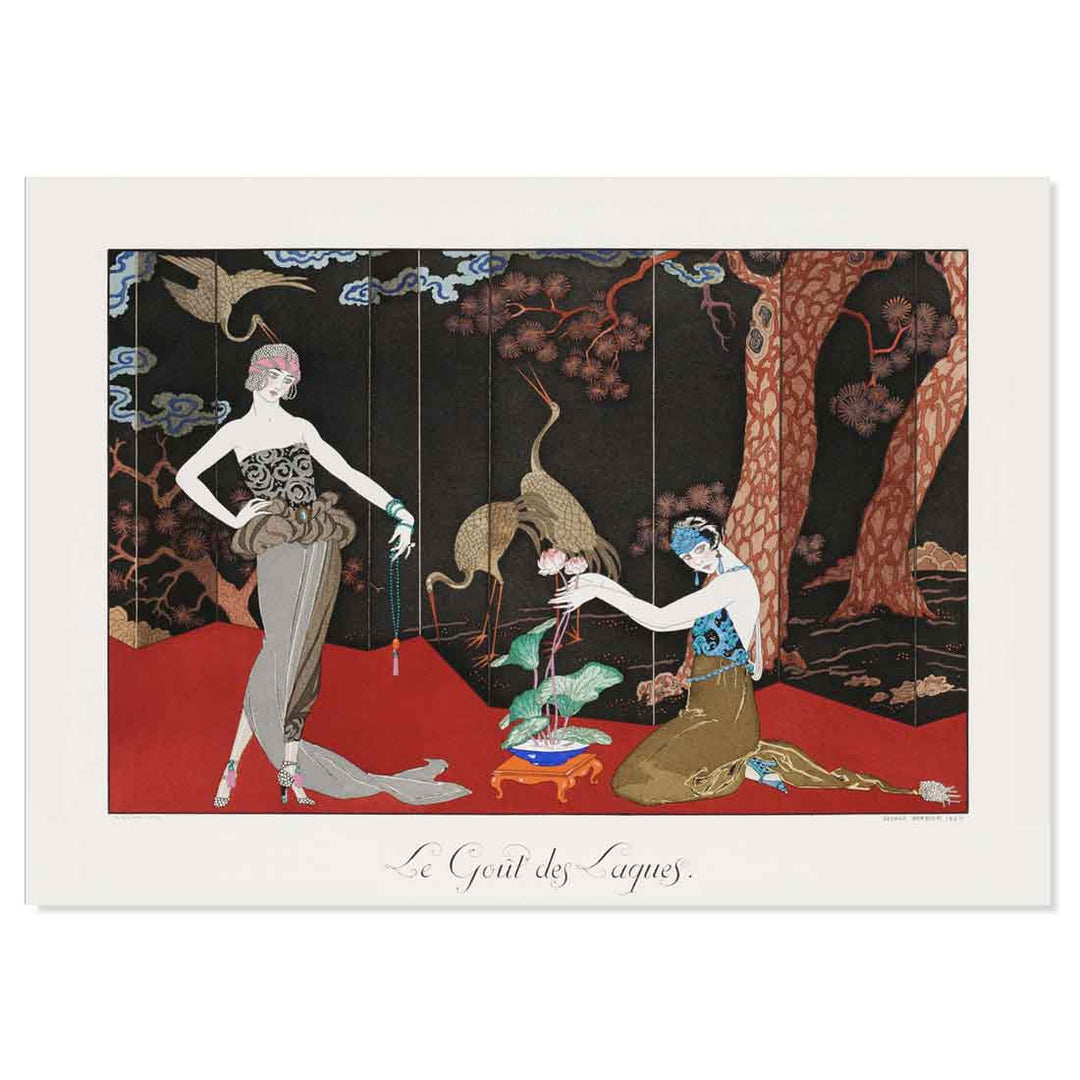 Le gout des laques by George Barbier ART PRINT