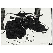 Lying cow  By Samuel Jessurun de Mesquita ART PRINT