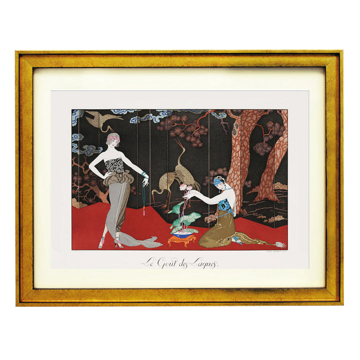 Le gout des laques by George Barbier ART PRINT