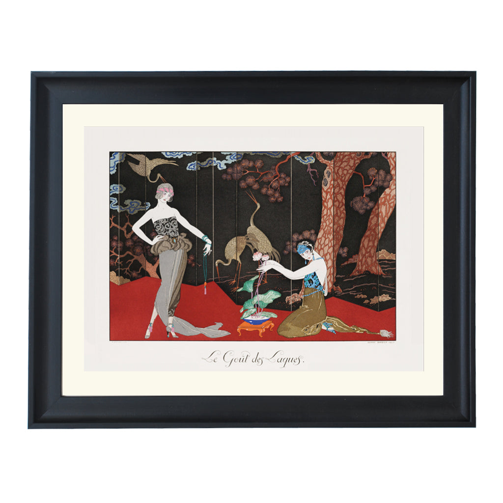 Le gout des laques by George Barbier ART PRINT