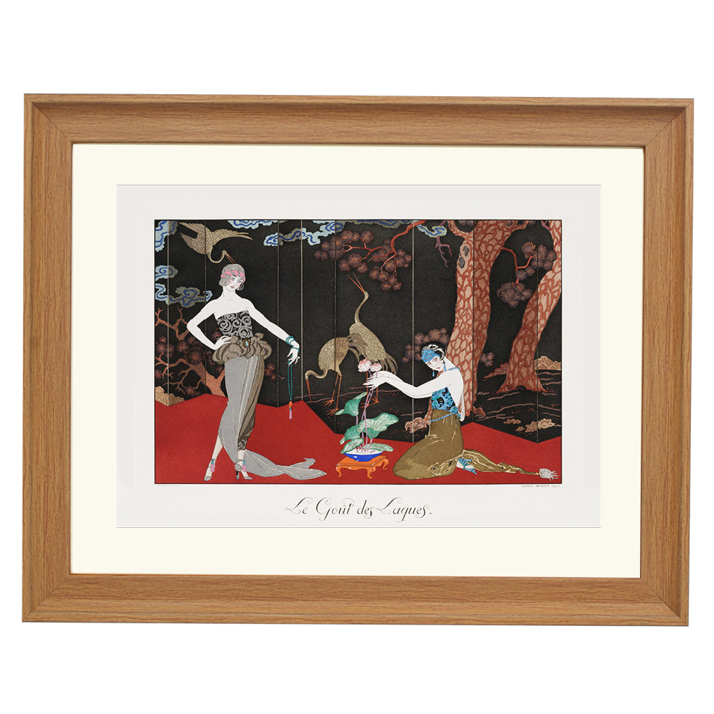 Le gout des laques by George Barbier ART PRINT