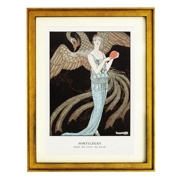 SORTILÈGES Robe du soir, De Beer by George Barbier ART PRINT