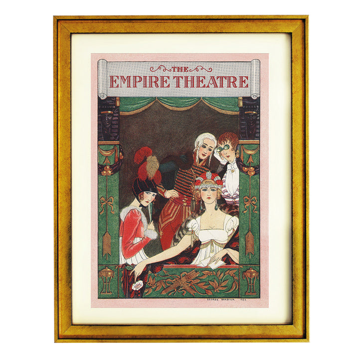 The Empire Theatre by George Barbier ART PRINT