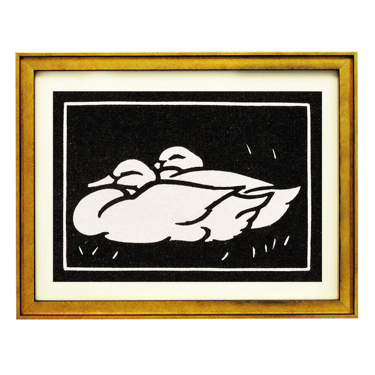 Two Ducks By Julie De Graag ART PRINT