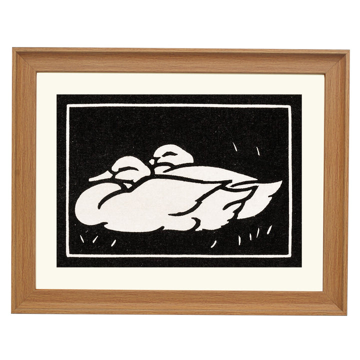 Two Ducks By Julie De Graag ART PRINT