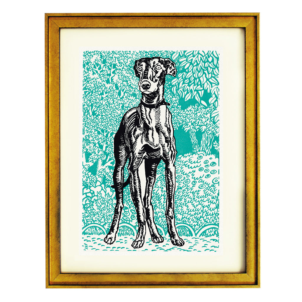 Greyhound By Moris Jung ART PRINT