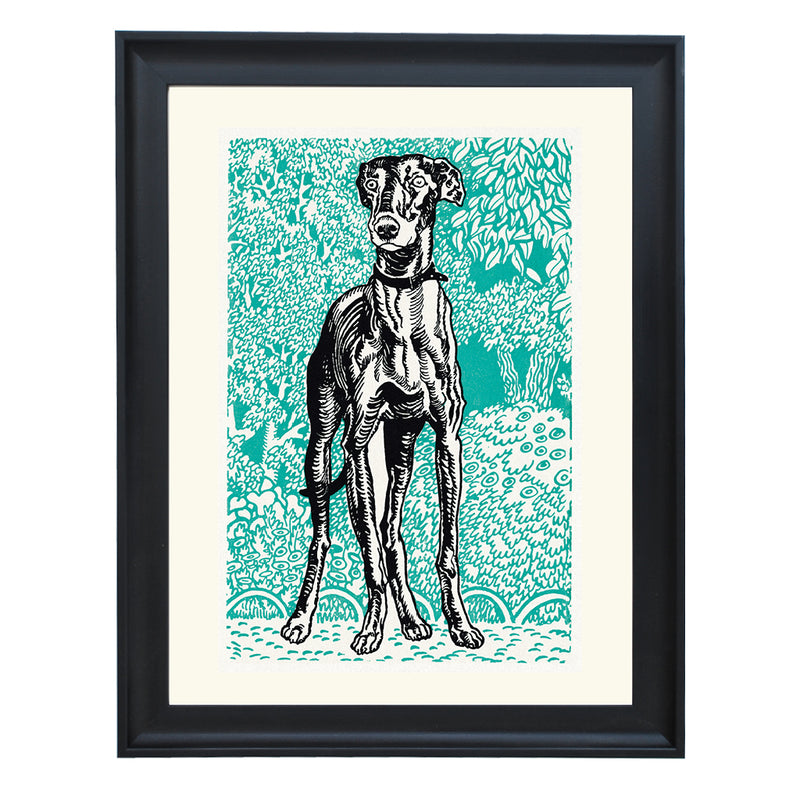 Greyhound By Moris Jung ART PRINT