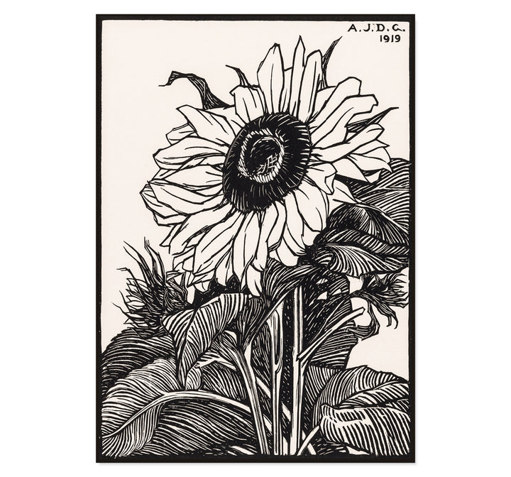 Sunflower By Julie De Graag ART PRINT