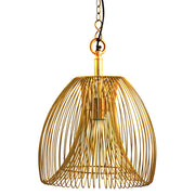 Hanging Pendant Lamp in Gold