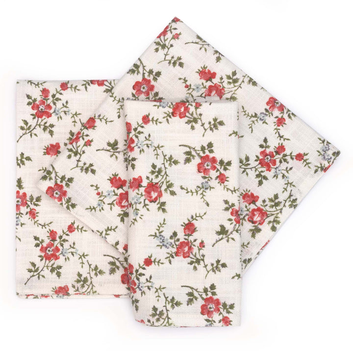 Leana coral napkins