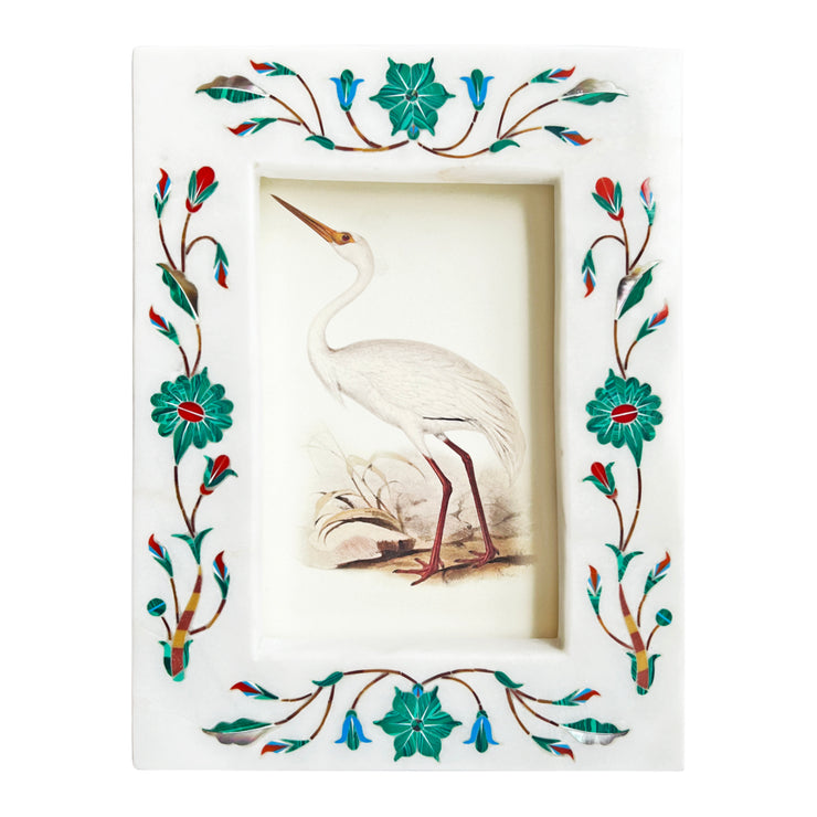 SHIRAZ GREEN MARBLE INLAY PICTURE FRAME