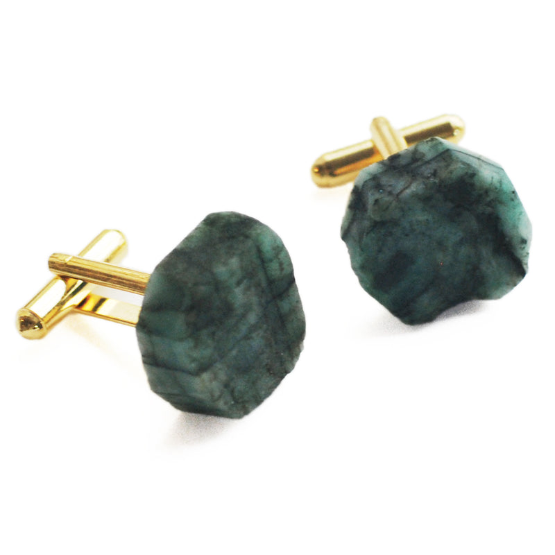 May Birthstone Cufflinks