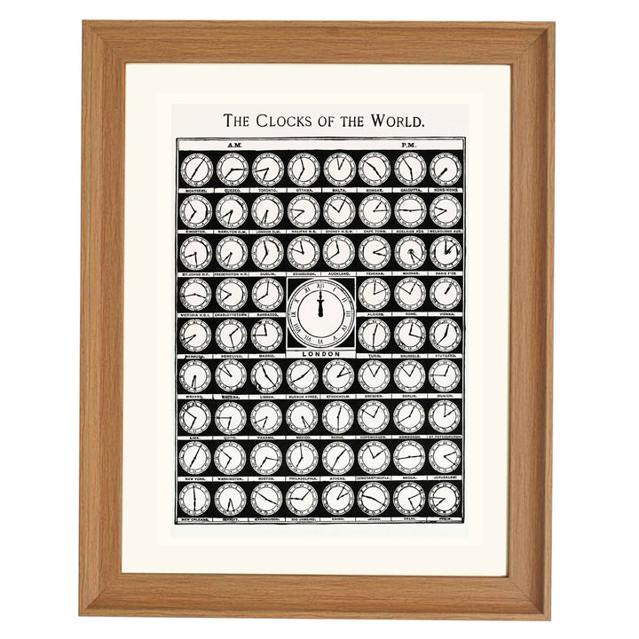 The Clocks of the World from Medicology Art Print