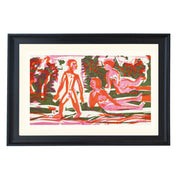 The woodcuts (Die Holzschnitte) by Ernst Ludwig Kirchner Art Print