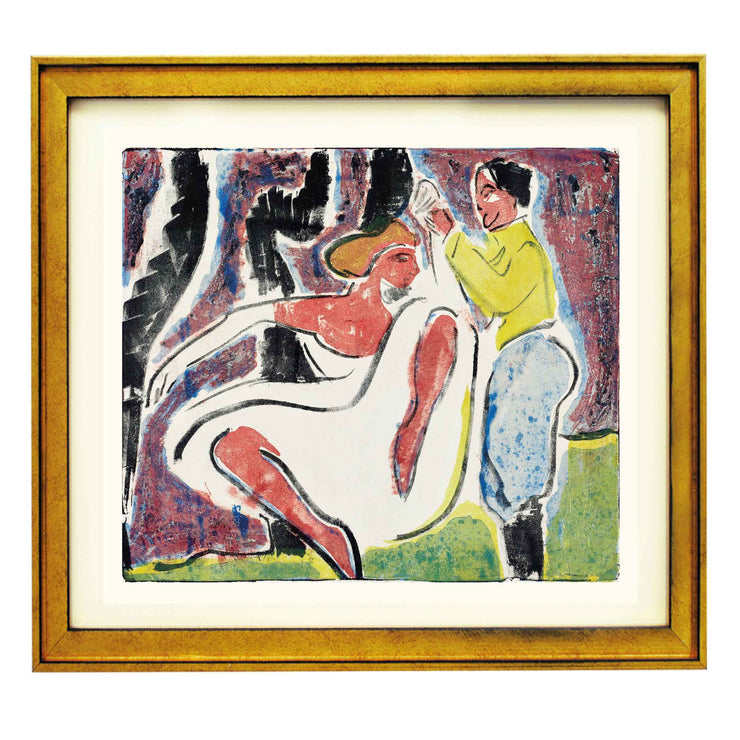 Russian Dancers by Ernst Ludwig Kirchner Art Print
