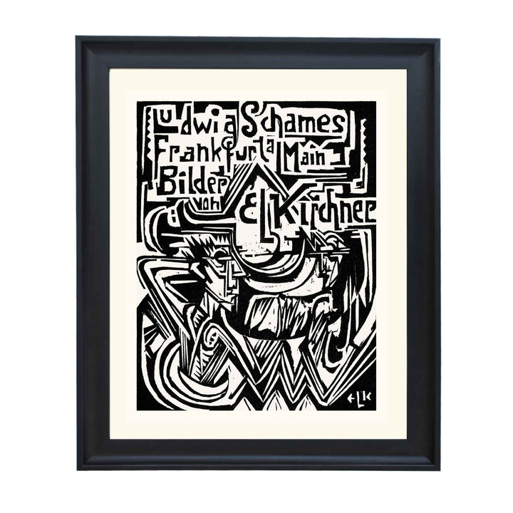 Ludwig Schames, Frankfurt am Main by Ernst Ludwig Kirchne Kirchner Art Print