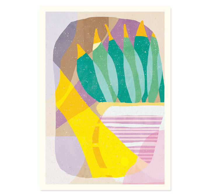 Plant in the Sun Art Print