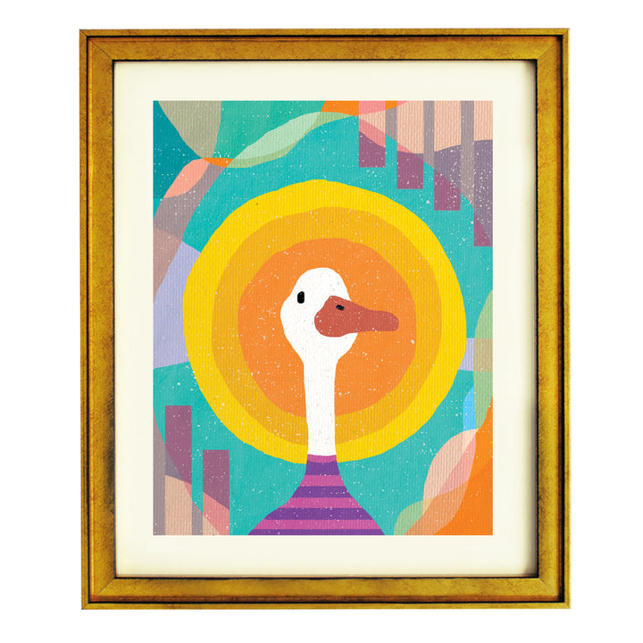 Duck in the Sun Art Print