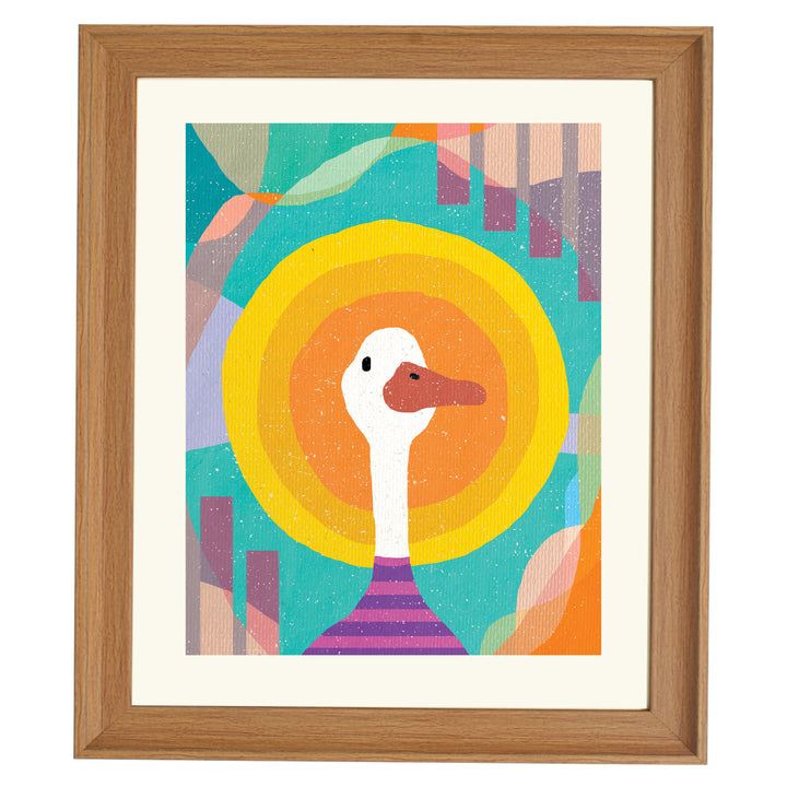 Duck in the Sun Art Print