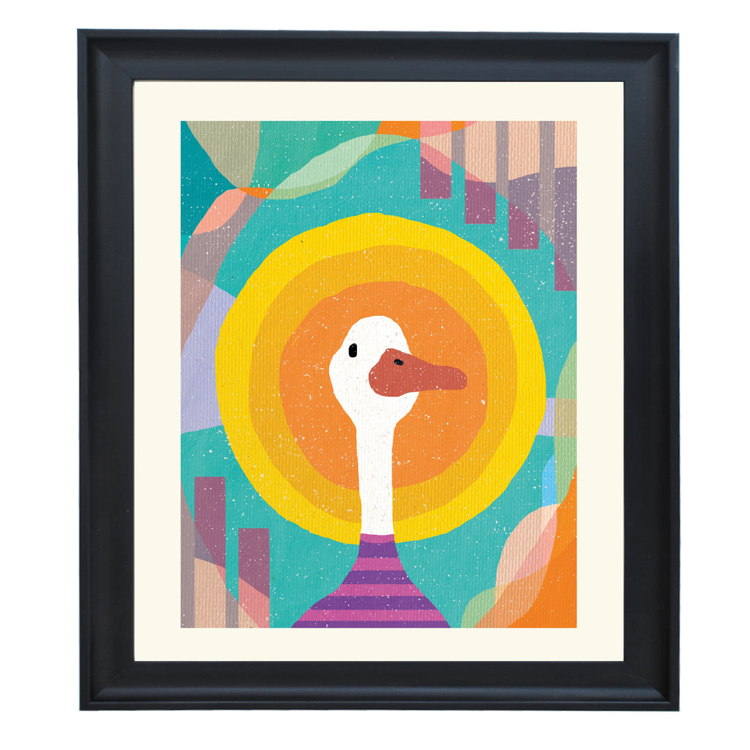 Duck in the Sun Art Print