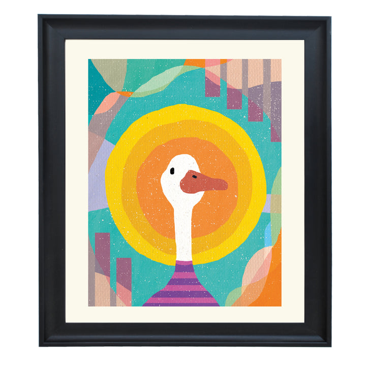 Duck in the Sun Art Print