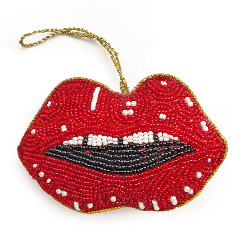 Lip Handmade Christmas Ornament