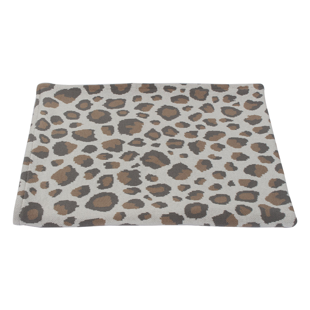 Organic Cotton Winter Blanket | Panther Patterned