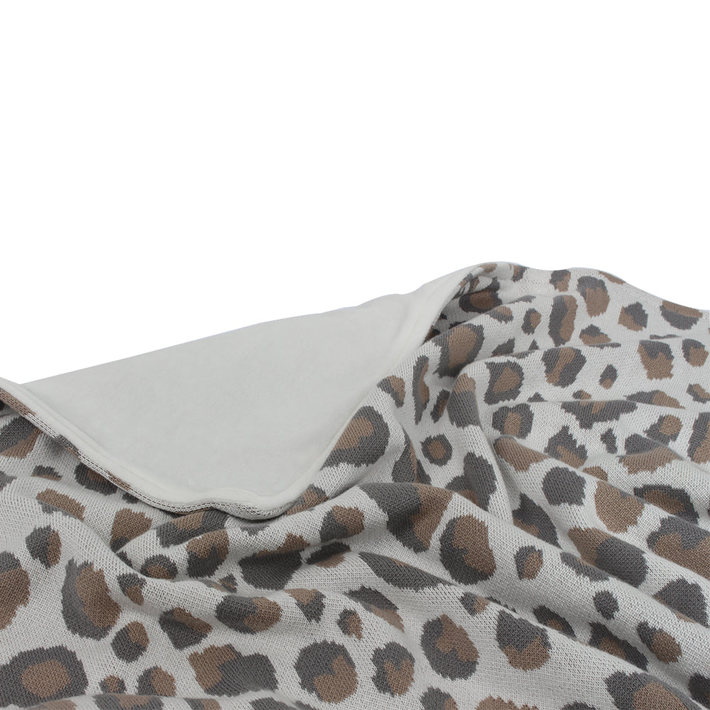 Organic Cotton Winter Blanket | Panther Patterned