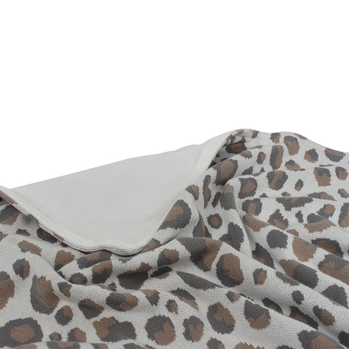 Organic Cotton Baby Blanket | Panther Patterned