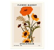 Flower Market. Stockholm Art Print