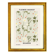 Flower Market GdaAsk Art Print