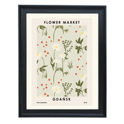 Flower Market GdaAsk Art Print